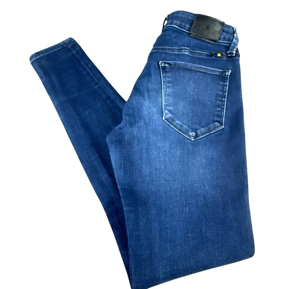 Lucy Brand Sasha Super Skinny Jeans - Dark Wash, Mid-Rise Stretch Denim, 2/26 - Picture 15 of 16